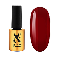 Гель-лак F.O.X Lipstick Collection 008 Lost Cherry червоний з вишневим відтінком 7 мл