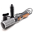 Фен-щітка, стайлер з насадками Gemei GM-4828 з обертовою насадкою, фото 9