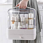 Органайзер для косметики 2 секции (розовий) YM206 Single Drawer | Косметический органайзер, фото 5