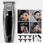 Акумуляторна перукарня машинка для стриження волосся й бороди VGR V030 п'ятьма насадками UKG, фото 2