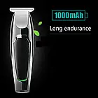 Акумуляторна перукарня машинка для стриження волосся й бороди VGR V030 п'ятьма насадками UKG, фото 4