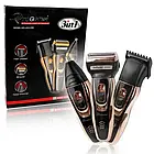 Набір для стриження Gemei GM 595 Hair Trimmer електробритва, тример із насадками Джемей, фото 2