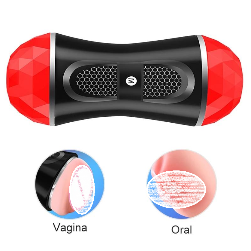 Мастурбатор штучна вагіна-рот, силіконова вагіна стимулятор члена, чоловіча іграшка для мастурбації, інтимні і, фото 1