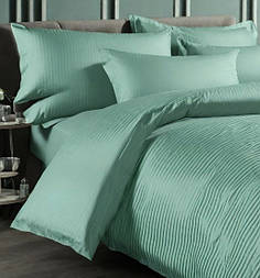 Підковдра 175х215см страйп сатин Ярослав №01 м'ята