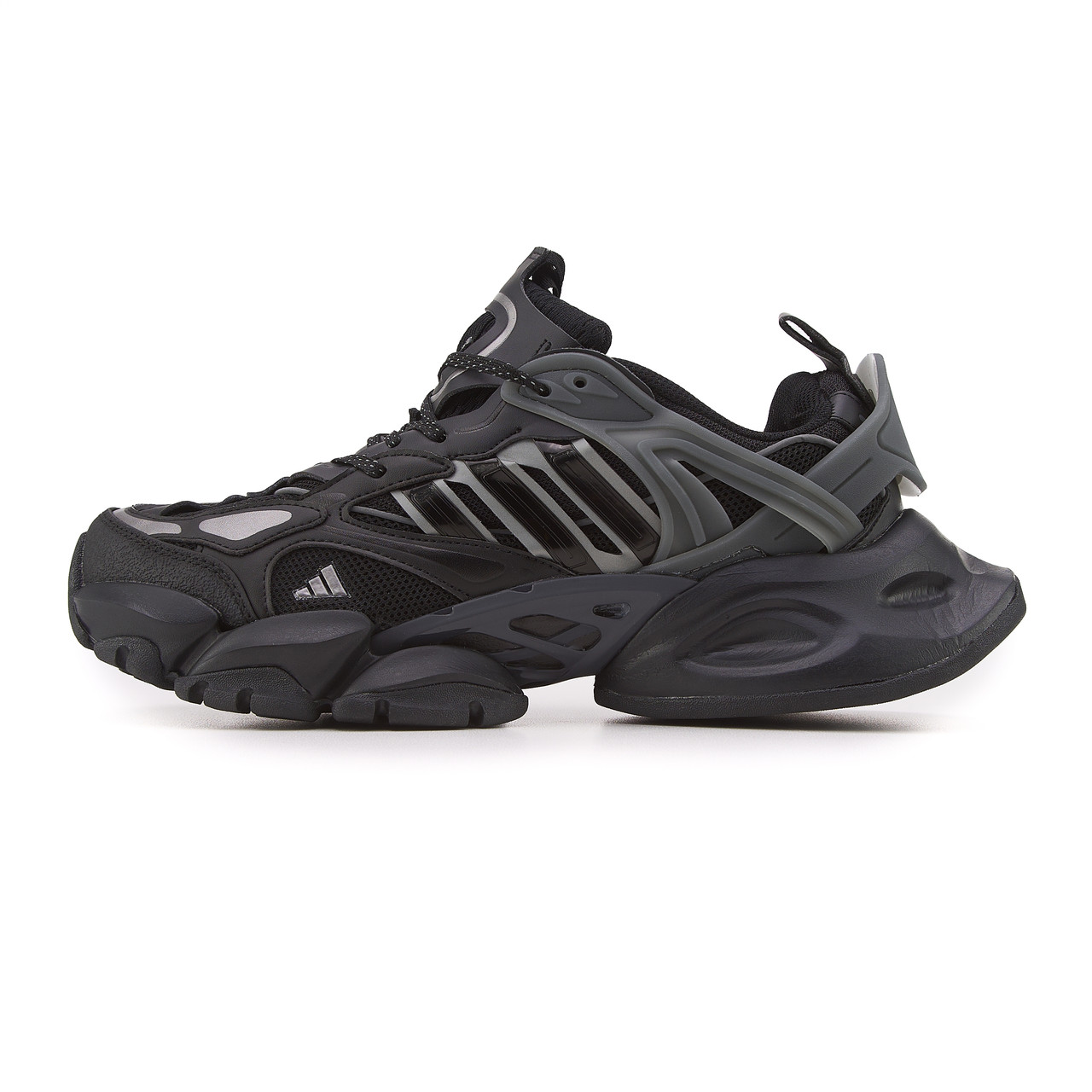 Кросівки чоловічі чорні Adidas Vento XLG Deluxe Black Grey (20318), фото 1