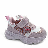 Кросівки для дівчаток Clibee EA326 рожеві, фото 2