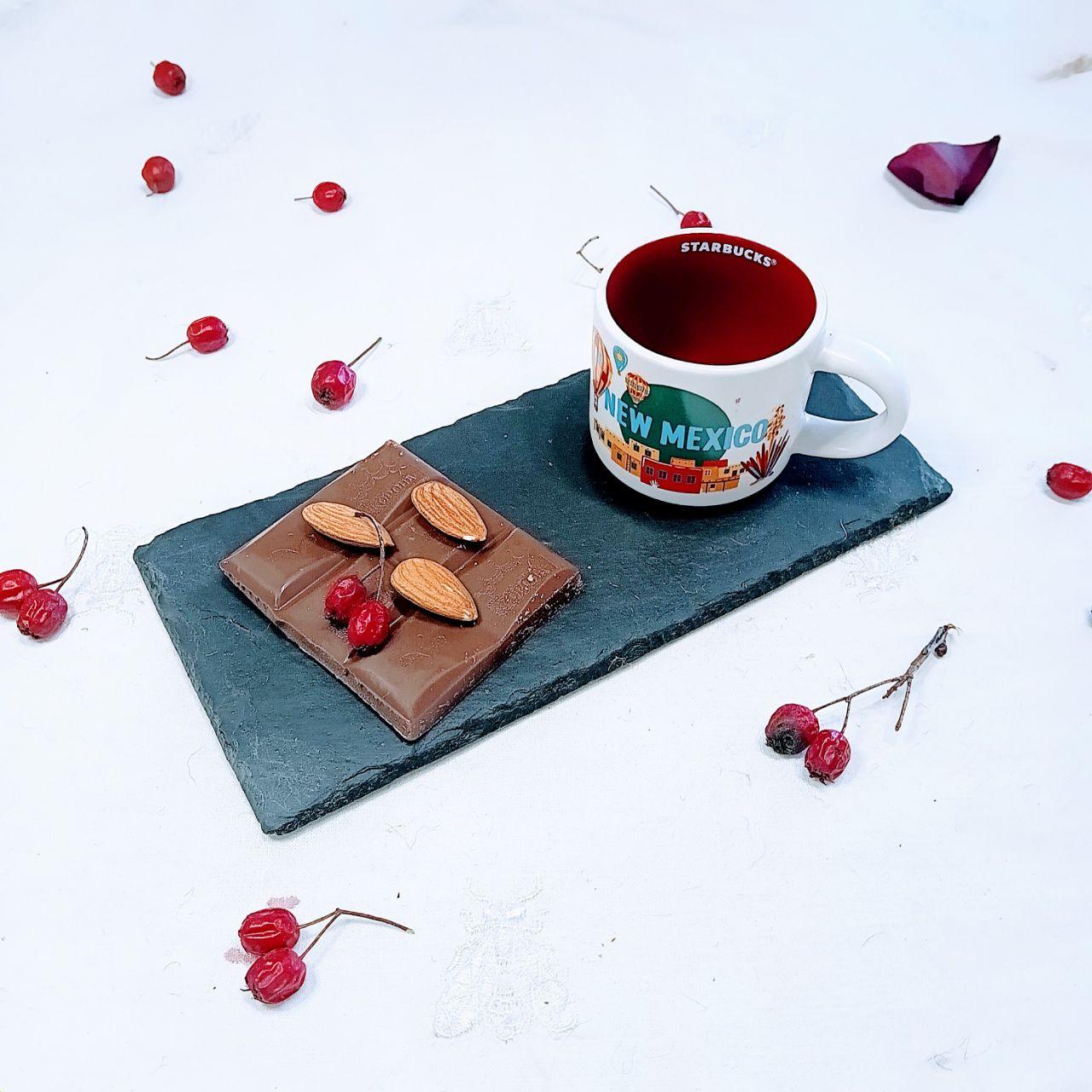 Сланцева тарілка 20*9,3 см для сервірування, ручної роботи., фото 1