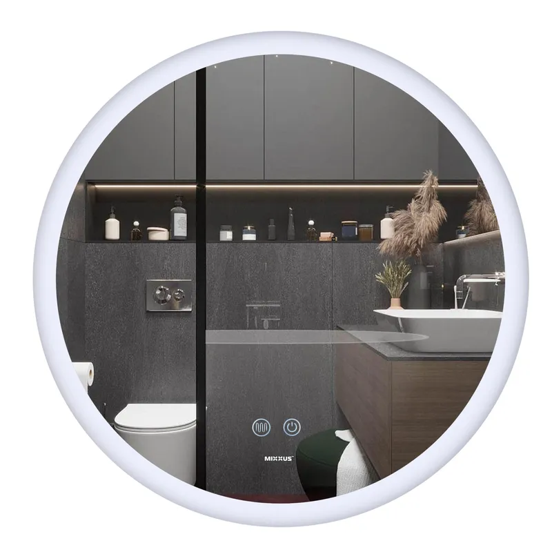 Дзеркало Mixxus PLAIN MC11-60 з LED Touch, Anti-fog, димером, рег. яскравості (MI6663), фото 1