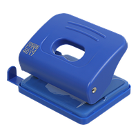 Дирокол для паперу, канцелярський дирокол (до 20 аркушів, пластиковий, синій) Buromax BM.4017-02
