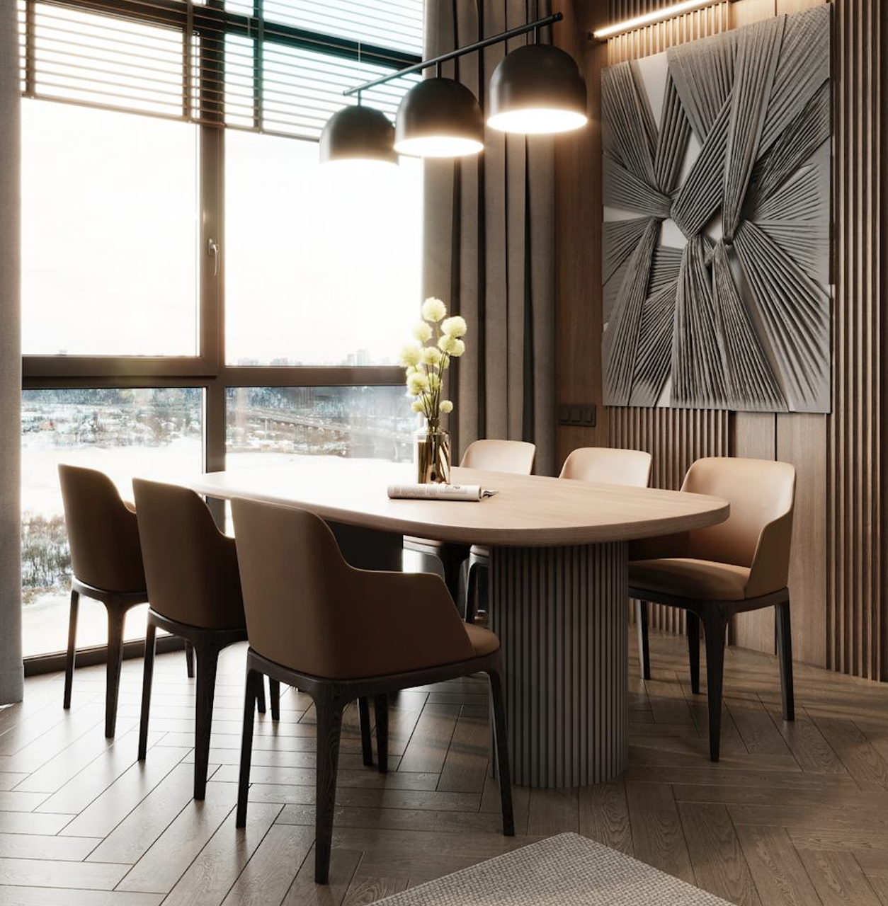 Стіл обідній розкладний модний , Лофт