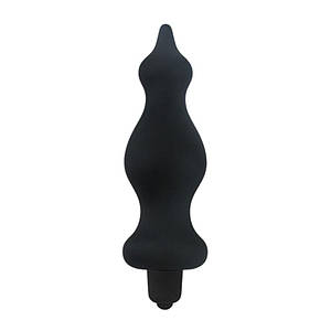 Анальна пробка з вібрацією Adrien Lastic Bull Amuse Black, макс. діаметр 3,9sm AD20309