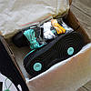 Чоловічі кросівки Nike Air Force 1 Tiffany Найк Форс Тіффані чорні нубук, фото 8