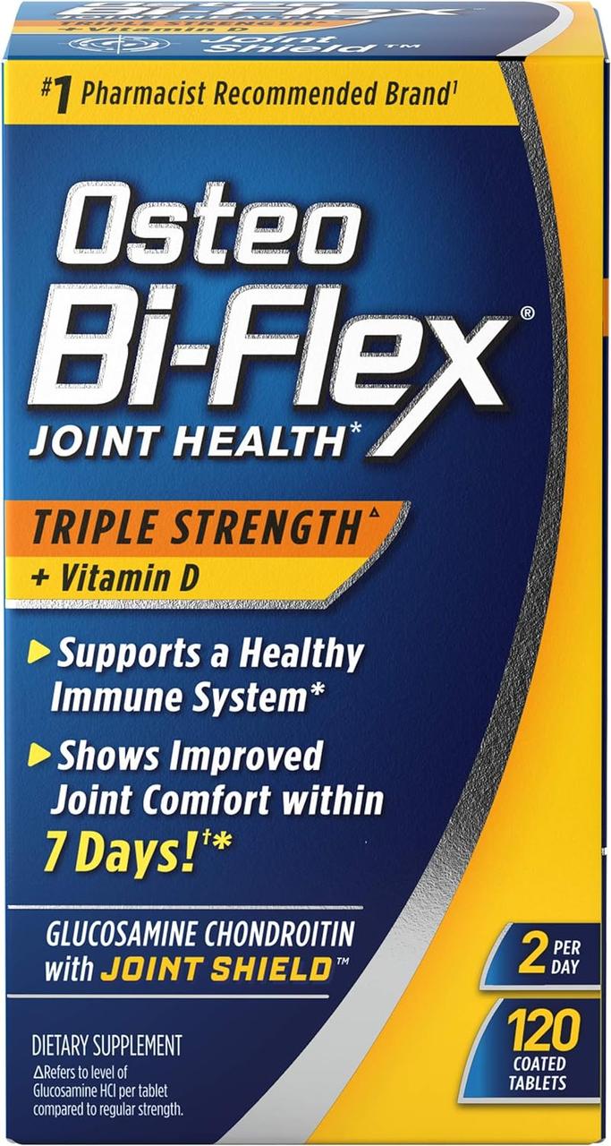 Osteo Bi-Flex Joint Health Triple Strength with Vitamin D 120 Tablets