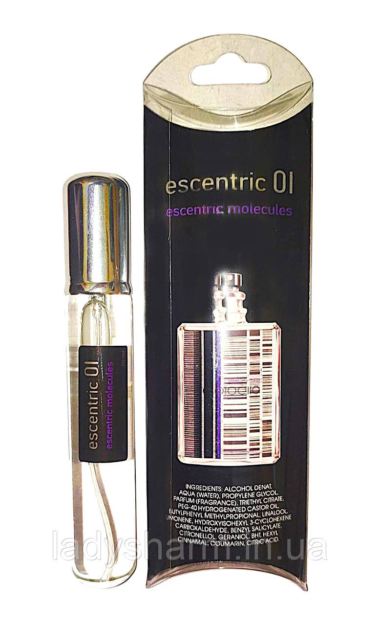 Мініпарфуми унісекс Escentric Molecules Escentric 01 ( Молекула 01, 20 мл, фото 1