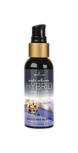 Змазка водно-силіконова Sensuva Hybrid Blueberry Muffin (57 мл) без цукру, можна для оральних пестощів