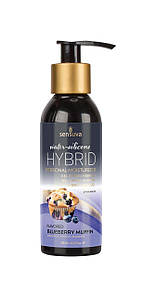 Змазка водно-силіконова Sensuva Hybrid Blueberry Muffin (125мл) без цукру, можна для оральних пестощів