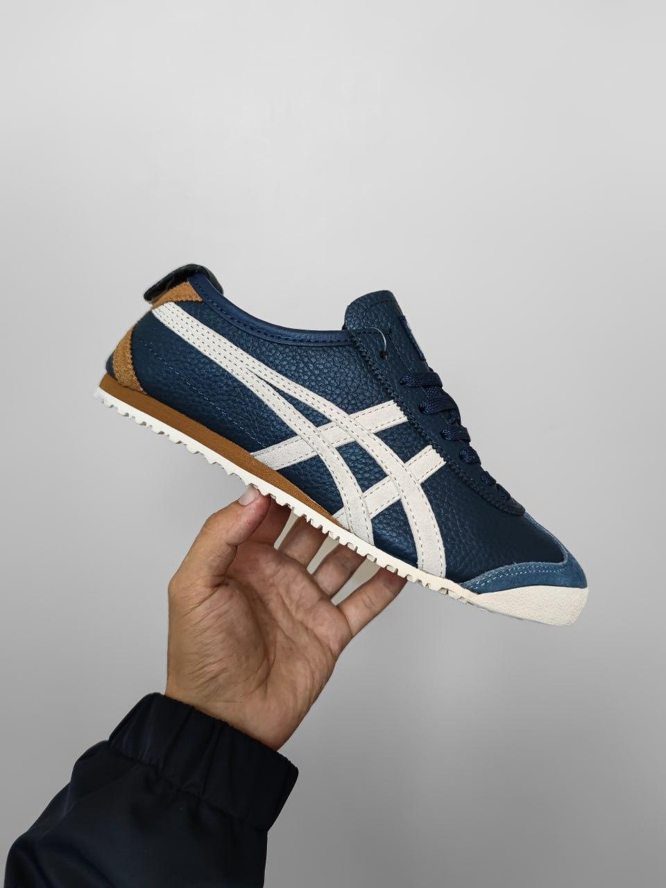 Кросівки жіночі сині Asics Onitsuka Tiger Mexico 66 Iron Navy Birch (17492)