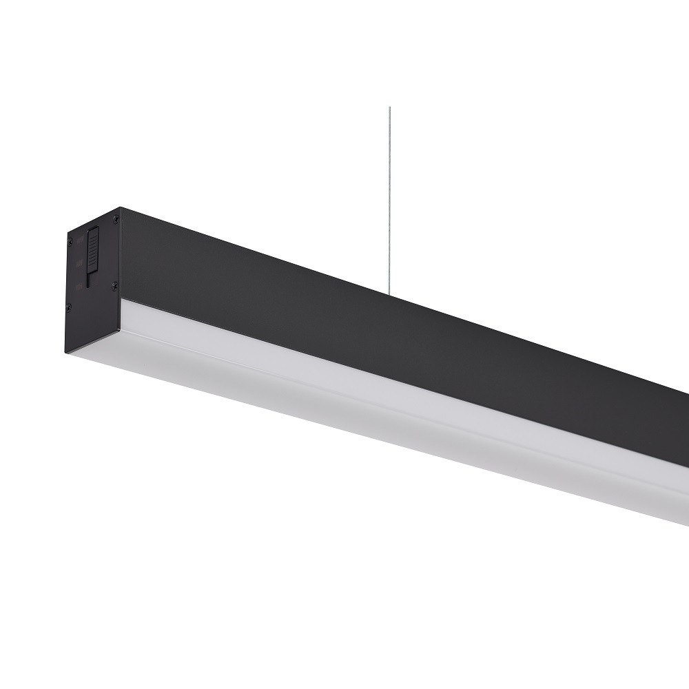 Світлодіодна люстра FORTUNE 3CCT-40 40W чорна HOROZ ELECTRIC 019-051-1040-020, фото 1