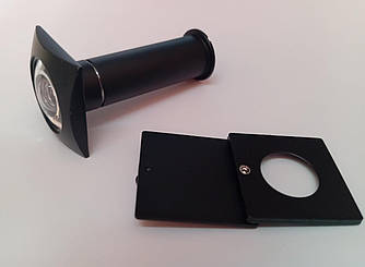 Вічко дверне Cordon Tech S(квадратне) дверь 50мм-90мм  чорний