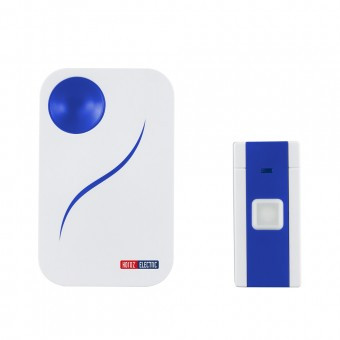 Дзвінок FUJI-D безпровідний синій HOROZ ELECTRIC 086-002-0001-020, фото 1