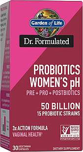 Garden of Life Dr Formulated Probiotics Women`s PH 50 Billion 30 caps