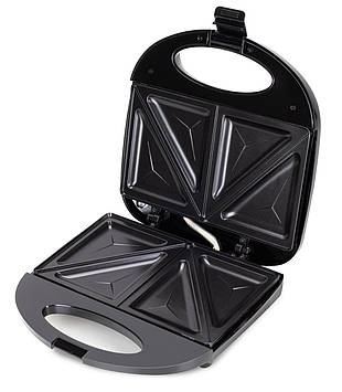 Сендвічниця електрична Kamille KM-6716 з антипригарним покриттям 800 Вт