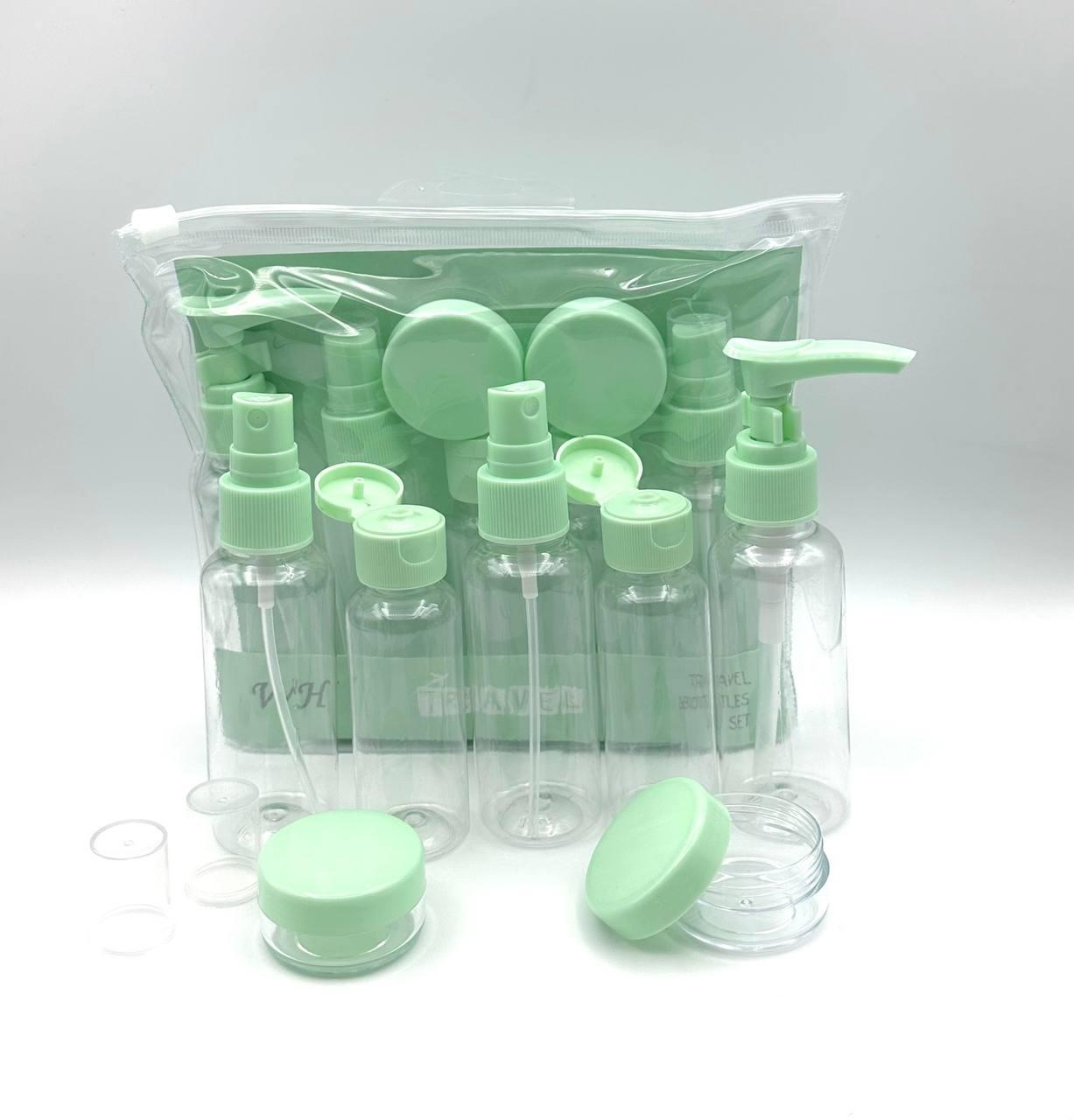 Набір дорожньої тари в силіконовій косметичці