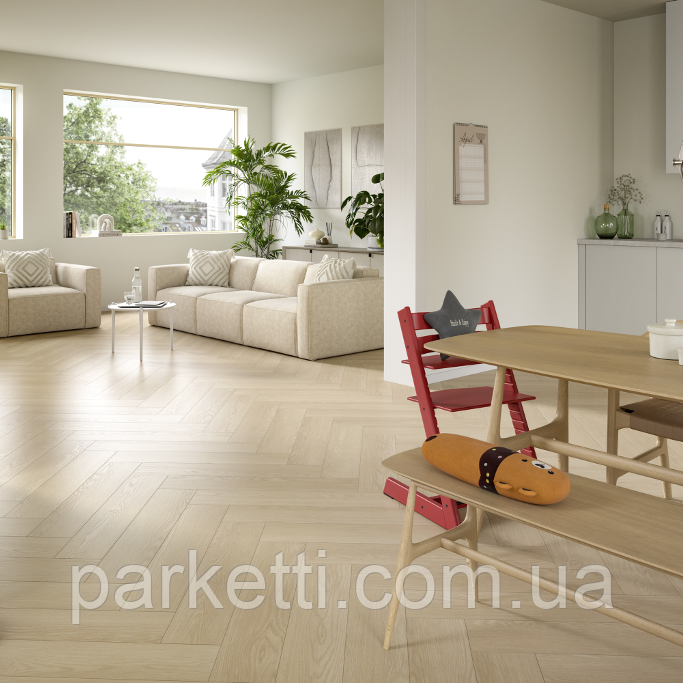 Egger EL2133 Herringbone V4 8/32 Дуб Баронія пісочний, ламінат, фото 1