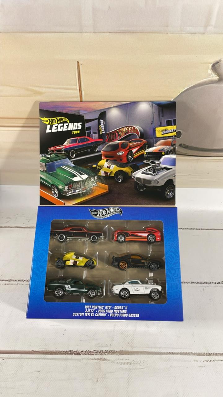 Набор машинок Hot Wheels Wheels Silver Series 2025 Legends Tour