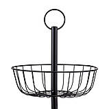 Двоярусна фруктовниця "Фруктовий ренесанс" 28х42 см. Декор для кухні, їдальні, фото 2