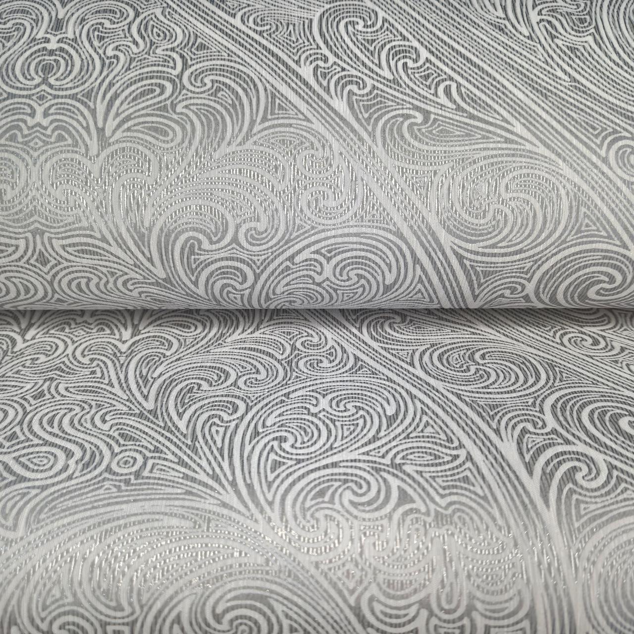 Шпалери вінілові 10.05 × 1.06 м Marburg 32930, сірі для спальні, вітальні, кухні, коридору, ванної кімнати, фото 1