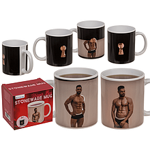 Чашка з термоефектом Stoneware Mug Stripper Boy - магічна чашка для жінок, 300 мл
