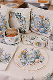 Набір серветок під чашку D-14см 4 шт. Рrimavera Великодні, фото 4