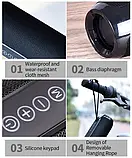 Портативна bluetooth вологостійка колонка TG-117 Bluetooth 5.0 1200mah, фото 6