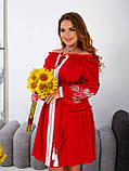 Жіноча сукня вишиванка великого розміру новинка 2025, фото 3