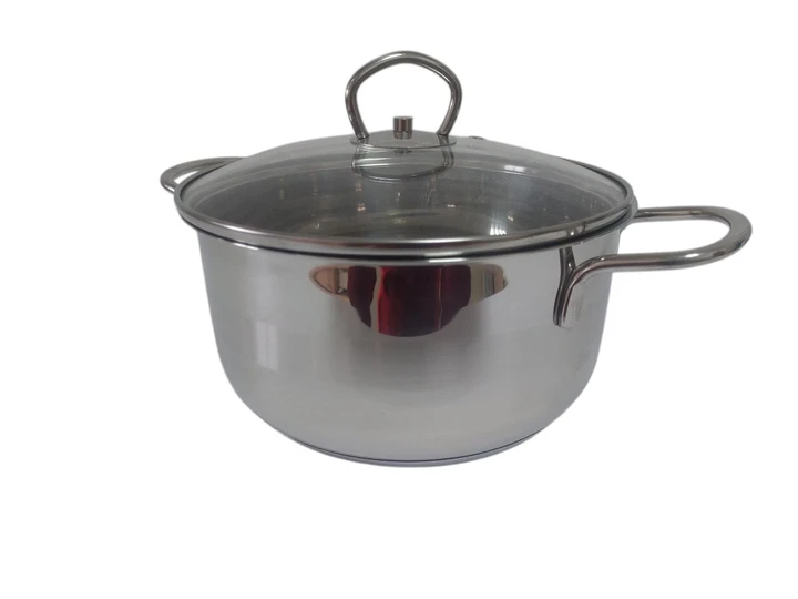 Каструля зі скляною кришкою Kamille KM-5413 3 л 20 см, фото 1