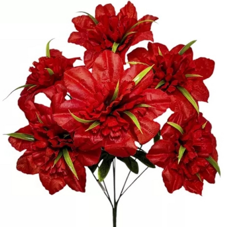 Штучні квіти букет гергіни, 48 см (20 шт. уп), фото 1