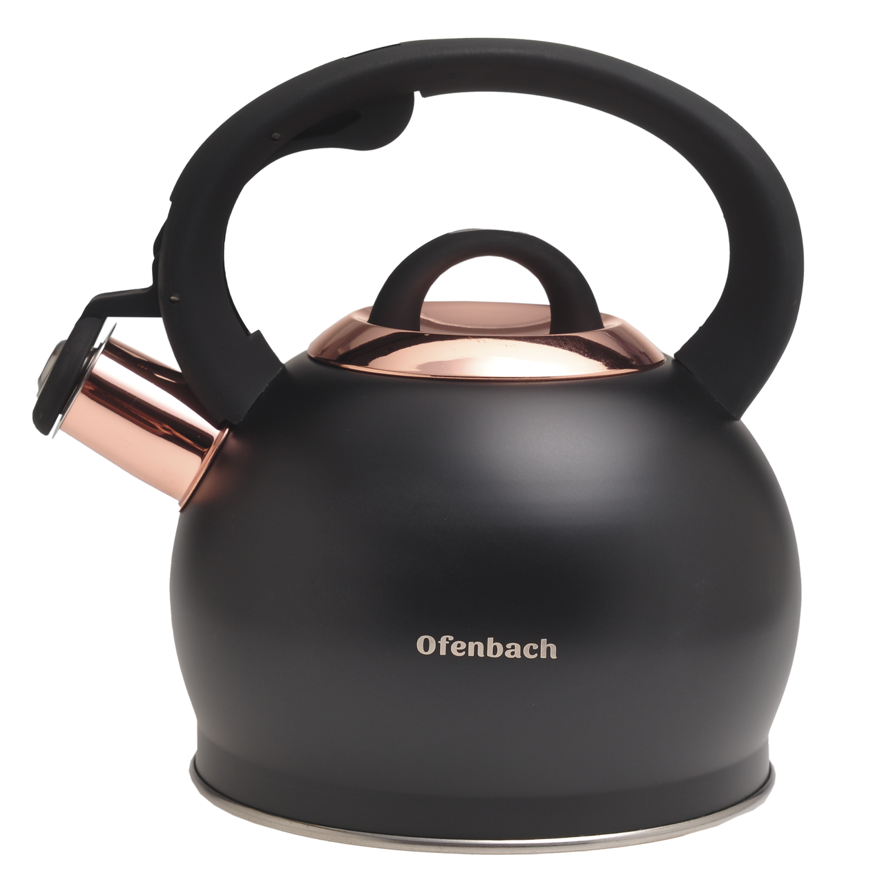 Чайник із нержавіючої сталі 2л зі свистком Ofenbach KM-100312, фото 1