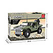 Дитячий конструктор армія Збери бойове авто позашляховик 303 деталі Військова техніка Гармата в причепі 2 фігурки, фото 10