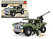 Дитячий конструктор армія Збери бойове авто позашляховик 303 деталі Військова техніка Гармата в причепі 2 фігурки, фото 4