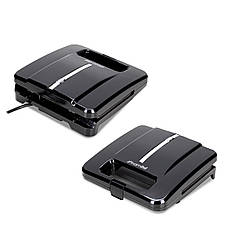 Гриль-мультипекар вафельниця антипригарне покриття 800 Вт Kamille KM-6719