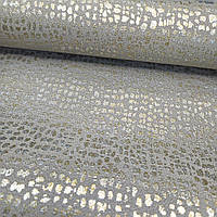 Шпалери вінілові 10.05 × 1.06 м Marburg 31357, кавові, золотисті для спальні, вітальні, кухні, коридору