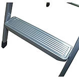 Металева драбина EuroGold Steel home 214 (4 щаблі), фото 2