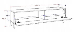 Тумба під телевізор 158.30см, фото 2