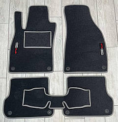 Ворсові килимки в салон для Audi A4 B6 2000-2006 / Ауді А4 Б6 килимки
