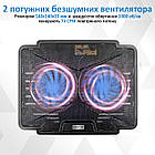 Охолоджуюча пiдставка для ноутбука Promate AirBase-1 Black, фото 3