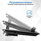 Охолоджуюча пiдставка для ноутбука Promate AirBase-1 Black, фото 4