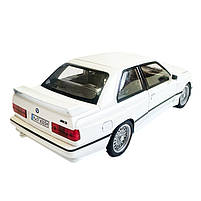 Машинка металева BMW M3 БМВ 1986 купе біла АвтоЕксперт 1:24 світло звук відкр двері баг капот 20,5*8*5,5 см (GT-99641), фото 3