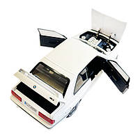 Машинка металева BMW M3 БМВ 1986 купе біла АвтоЕксперт 1:24 світло звук відкр двері баг капот 20,5*8*5,5 см (GT-99641), фото 6