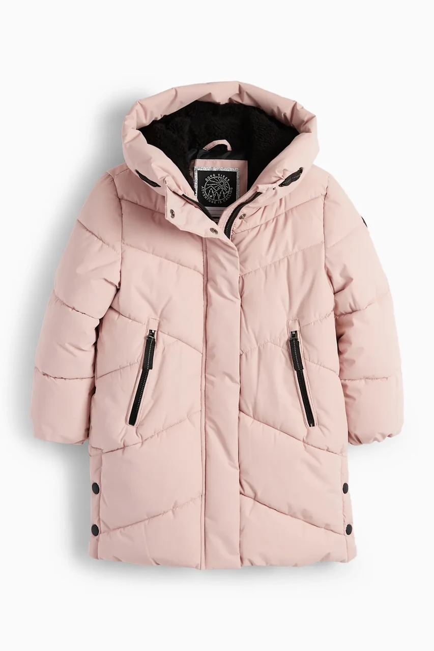 Пальто з капюшоном пудрове C&A 92, 104см., фото 1